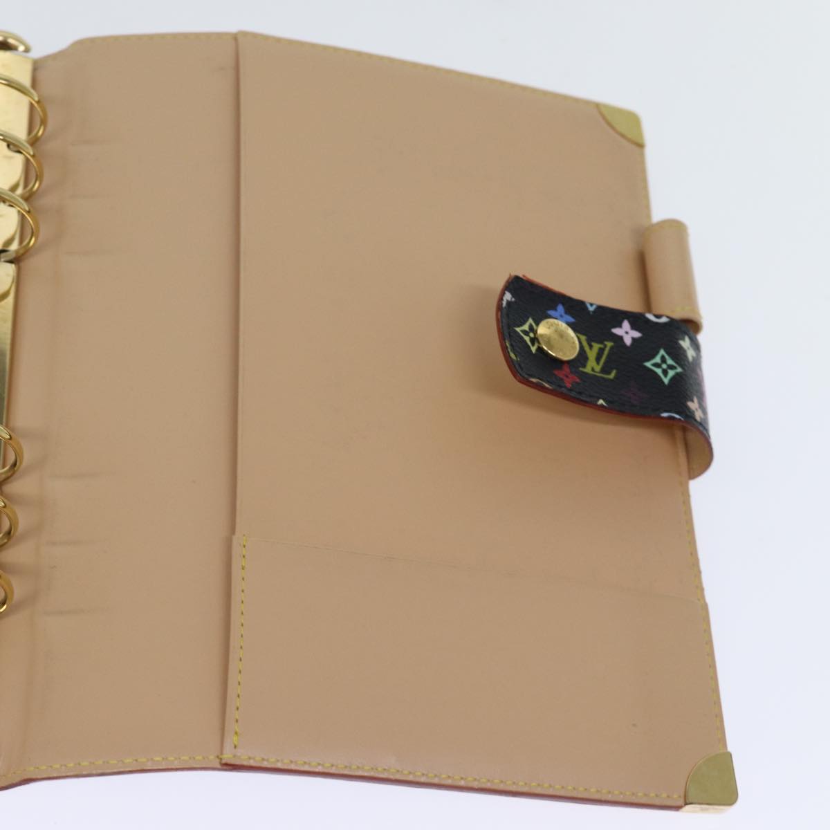 LOUIS VUITTON Multicolor Agenda GM Day Planner Cover Black R20893 mr202