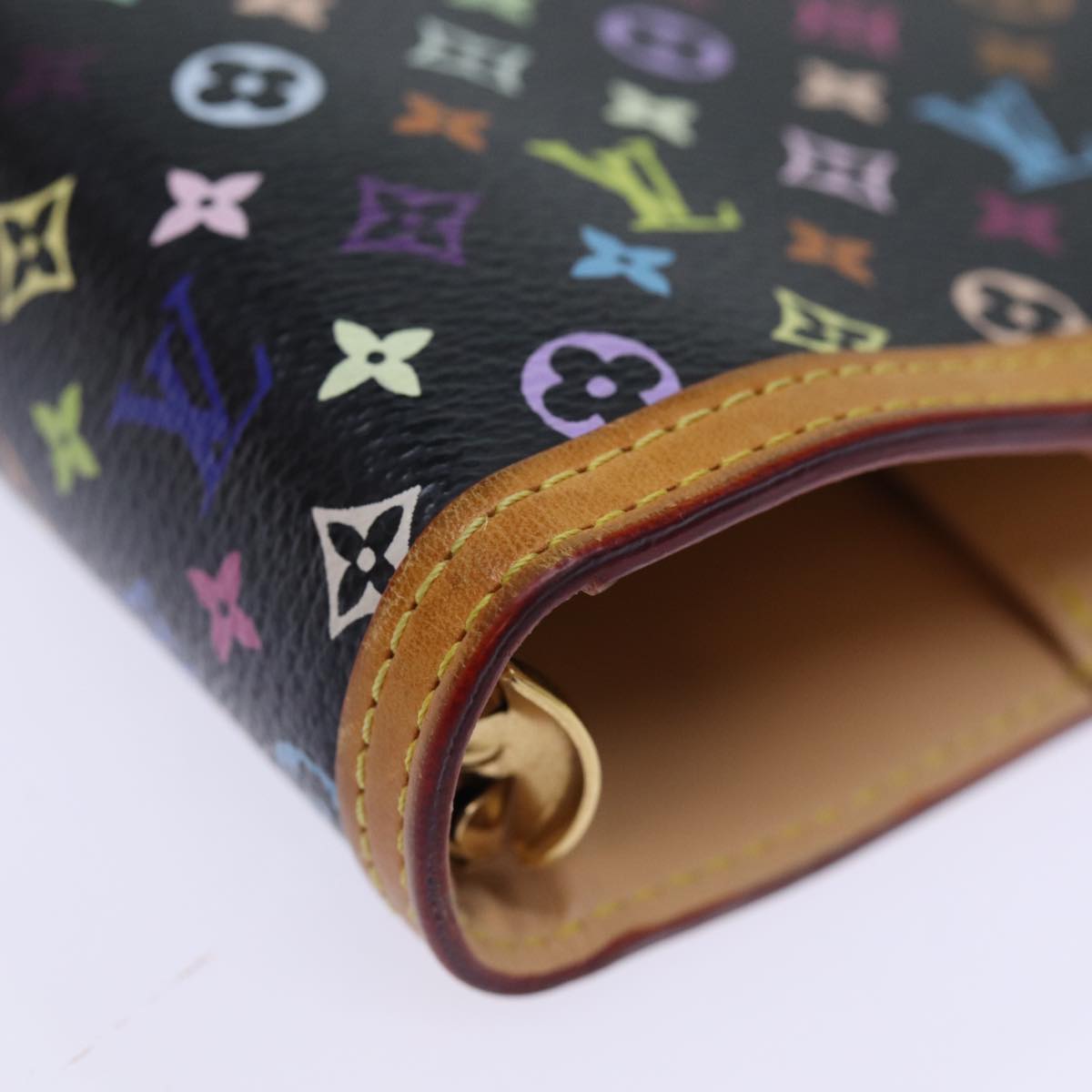 LOUIS VUITTON Multicolor Agenda GM Day Planner Cover Black R20893 mr202