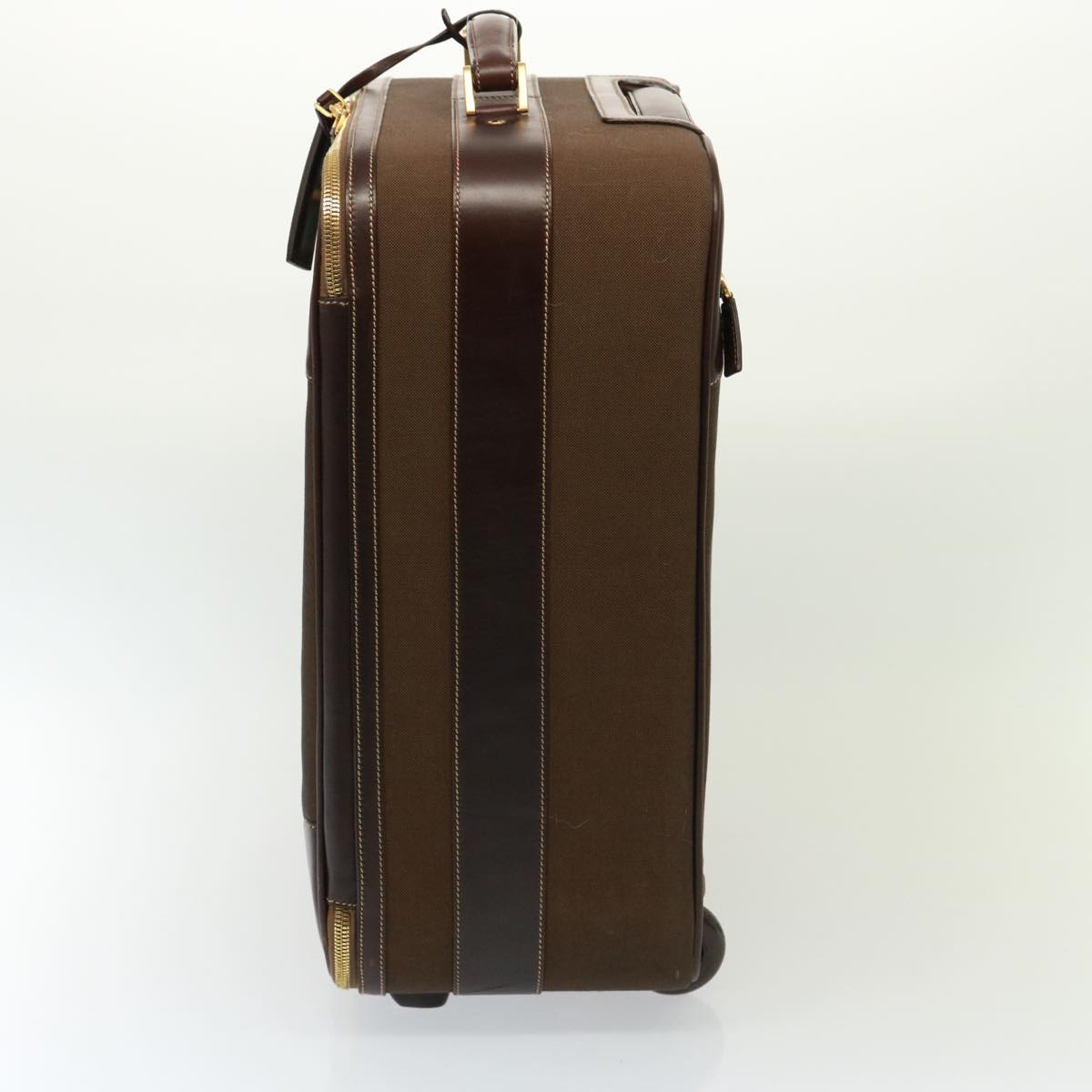 Luxury Pradasuitcase Canvas Brown mr228