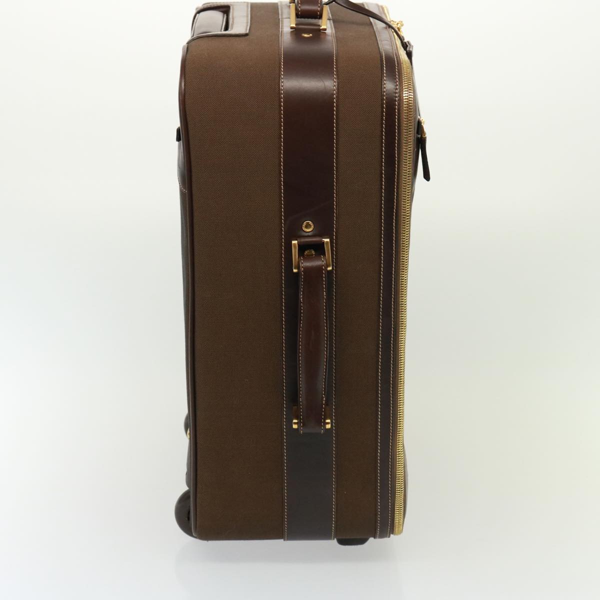 Luxury Pradasuitcase Canvas Brown mr228