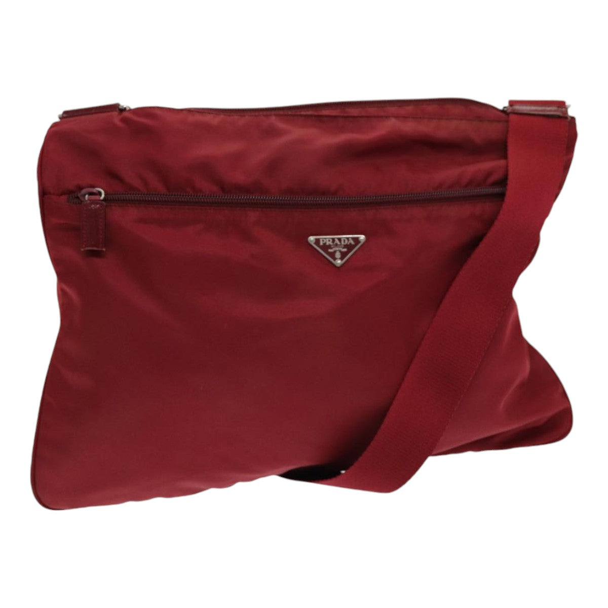 Luxury Prada Shoulder Bag Nylon Red  mr372