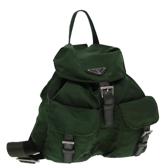 Luxury Prada Backpack Nylon Green  mr445