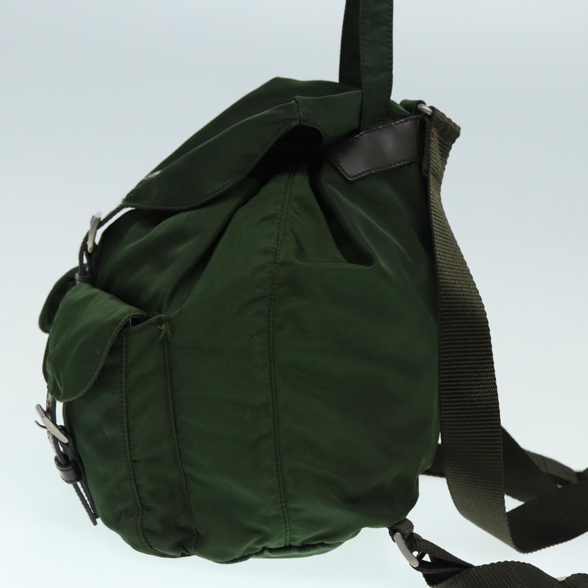 Luxury Prada Backpack Nylon Green  mr445