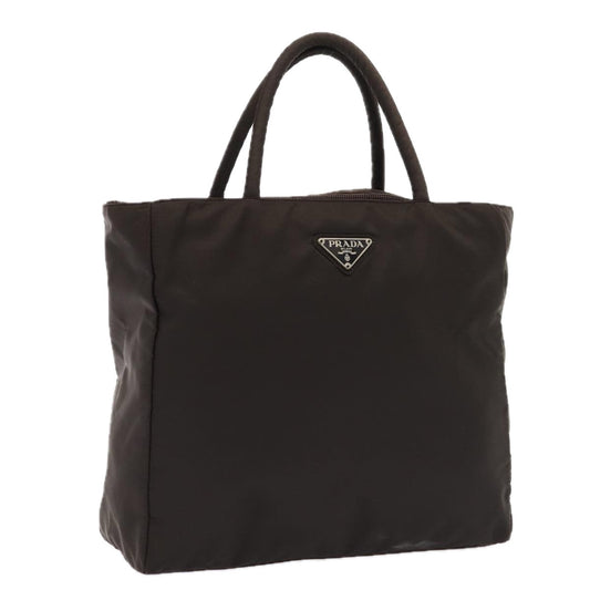 Luxury Prada Hand Bag Nylon Brown  mr451