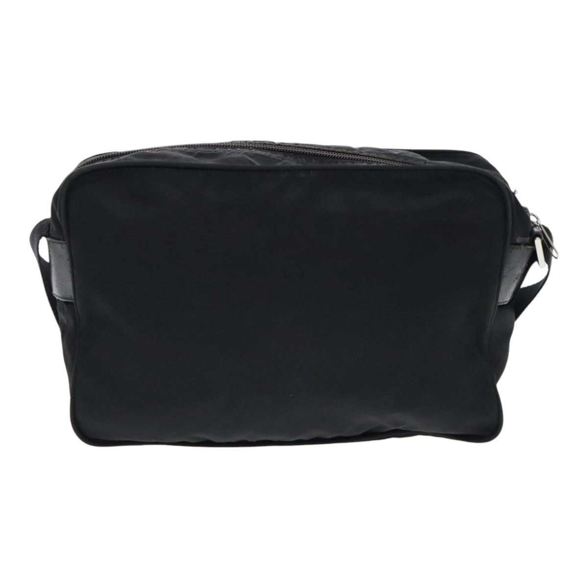 Luxury Prada Shoulder Bag Nylon Black Silver  mr572