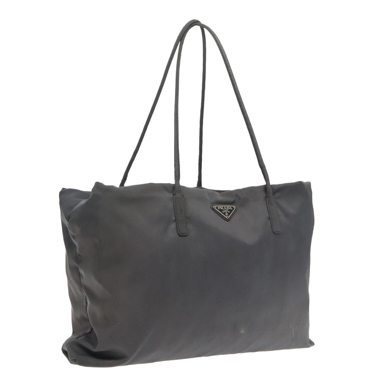 Luxury Prada Tote Bag Nylon Gray  mr612