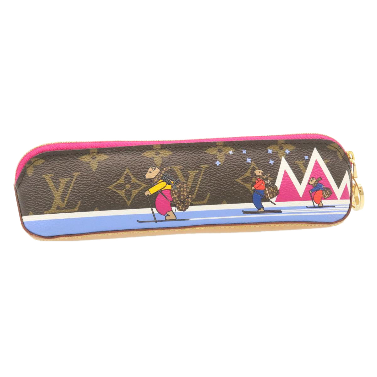 LOUIS VUITTON Monogram Trousse Elizabeth Pouch GI0289 LV ms264A