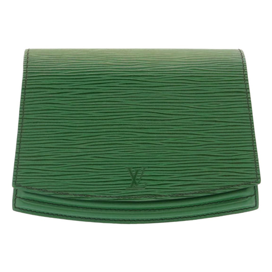 LOUIS VUITTON Epi Pochette Ceinture Tilshit Waist Pouch Green M52604 nh275