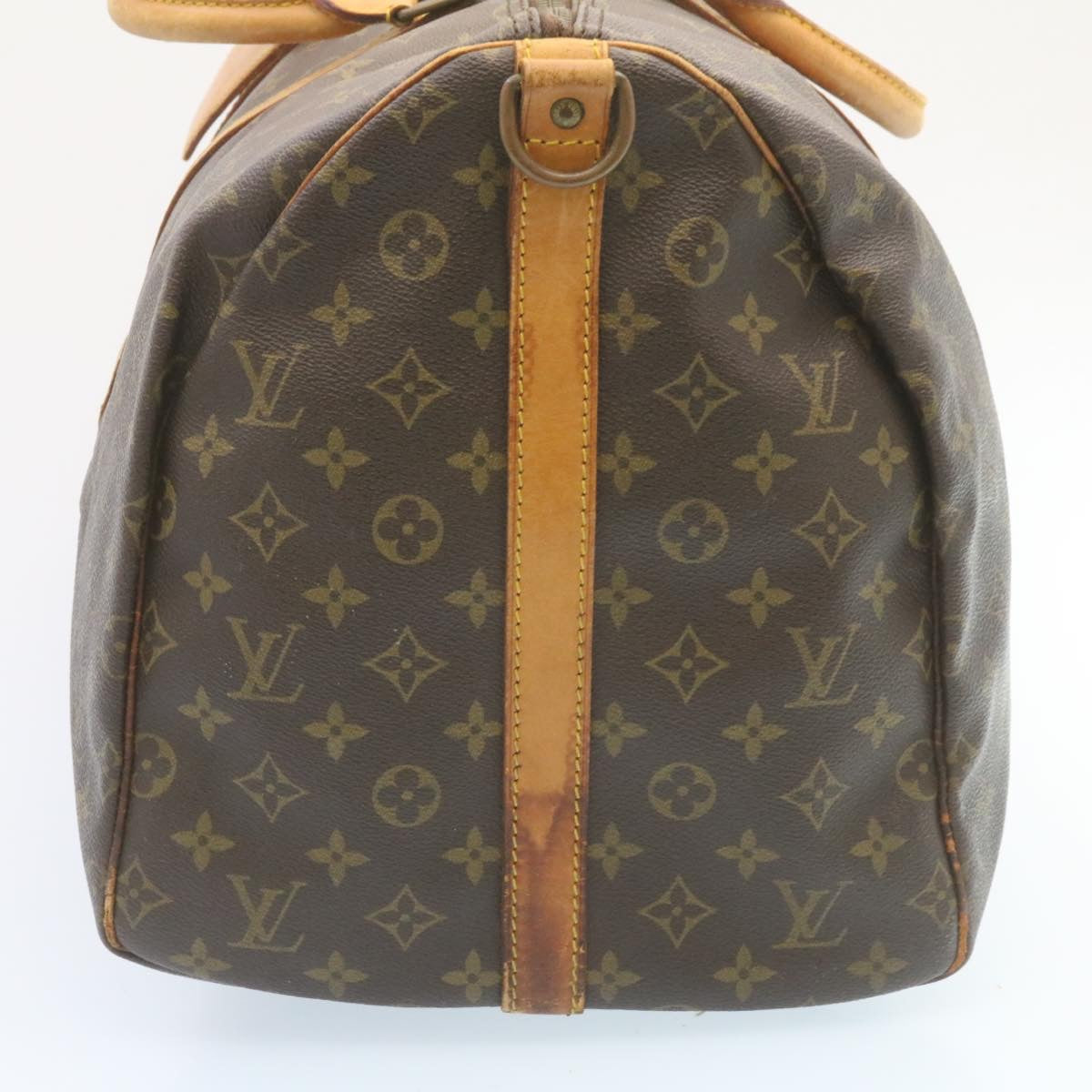 LOUIS VUITTON Monogram Keepall Bandouliere 55 Boston Bag M41414 LV 35060