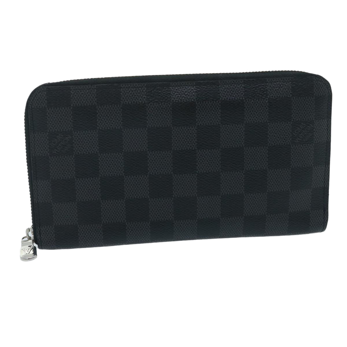 LOUIS VUITTON Damier Graphite Zippy Organizer NM Long Wallet N60111 35158