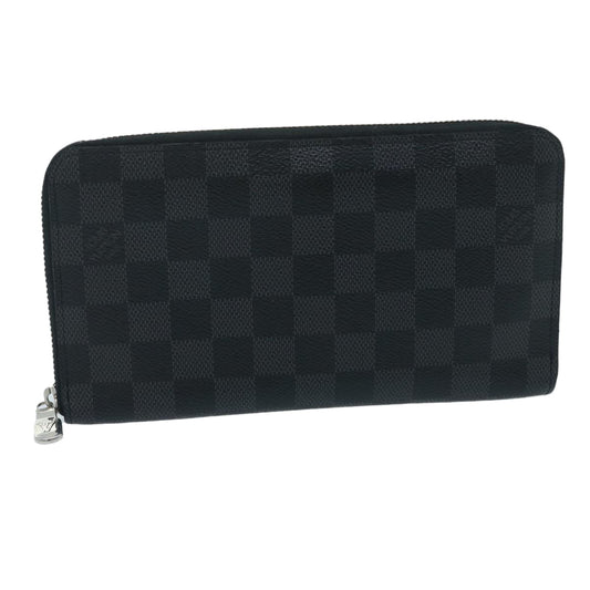 LOUIS VUITTON Damier Graphite Zippy Organizer NM Long Wallet N60111 35158