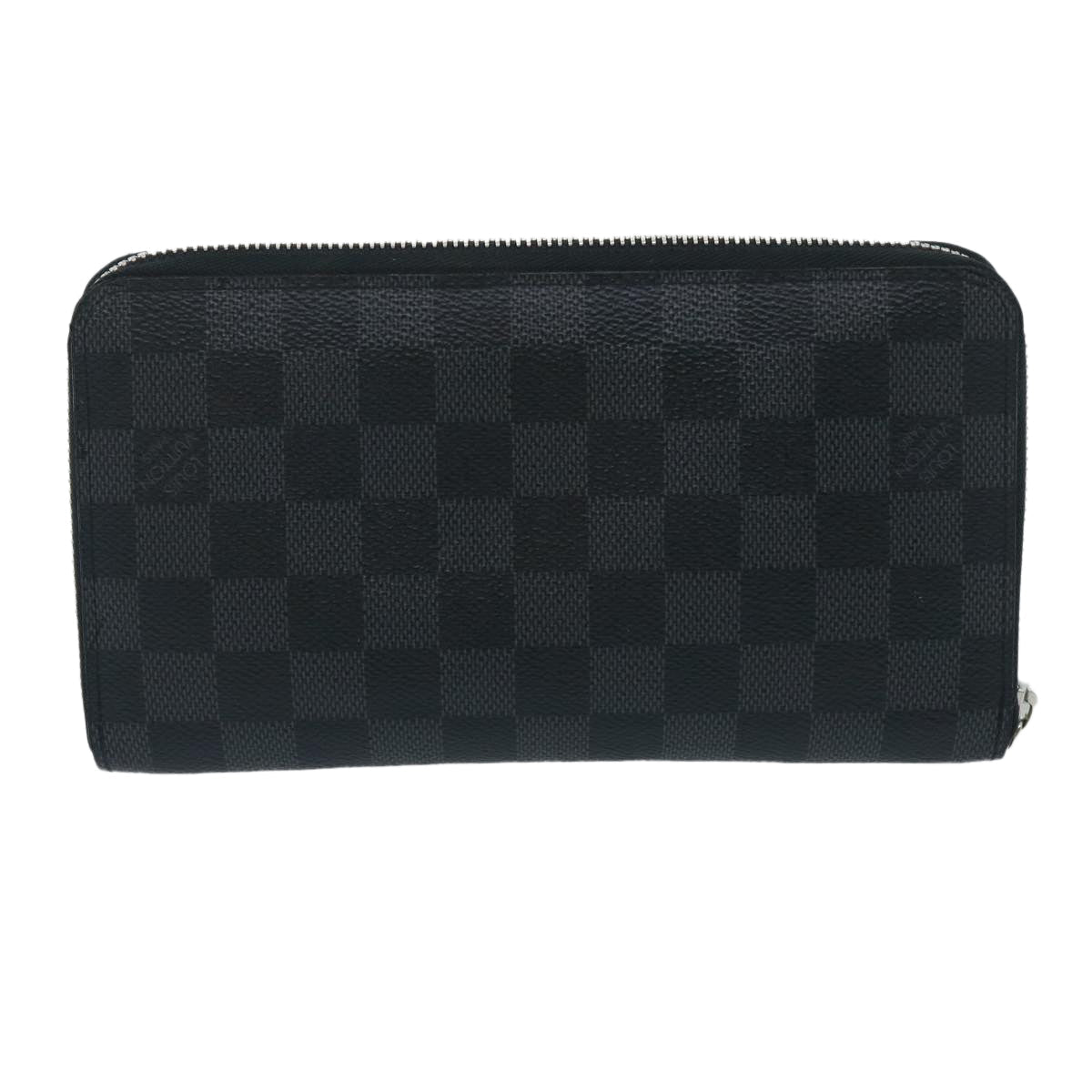 LOUIS VUITTON Damier Graphite Zippy Organizer NM Long Wallet N60111 35158
