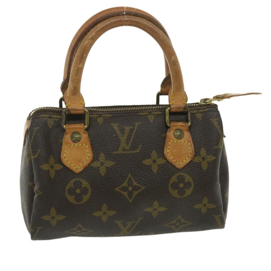 LOUIS VUITTON Monogram Mini Speedy Hand Bag M41534 LV 34718
