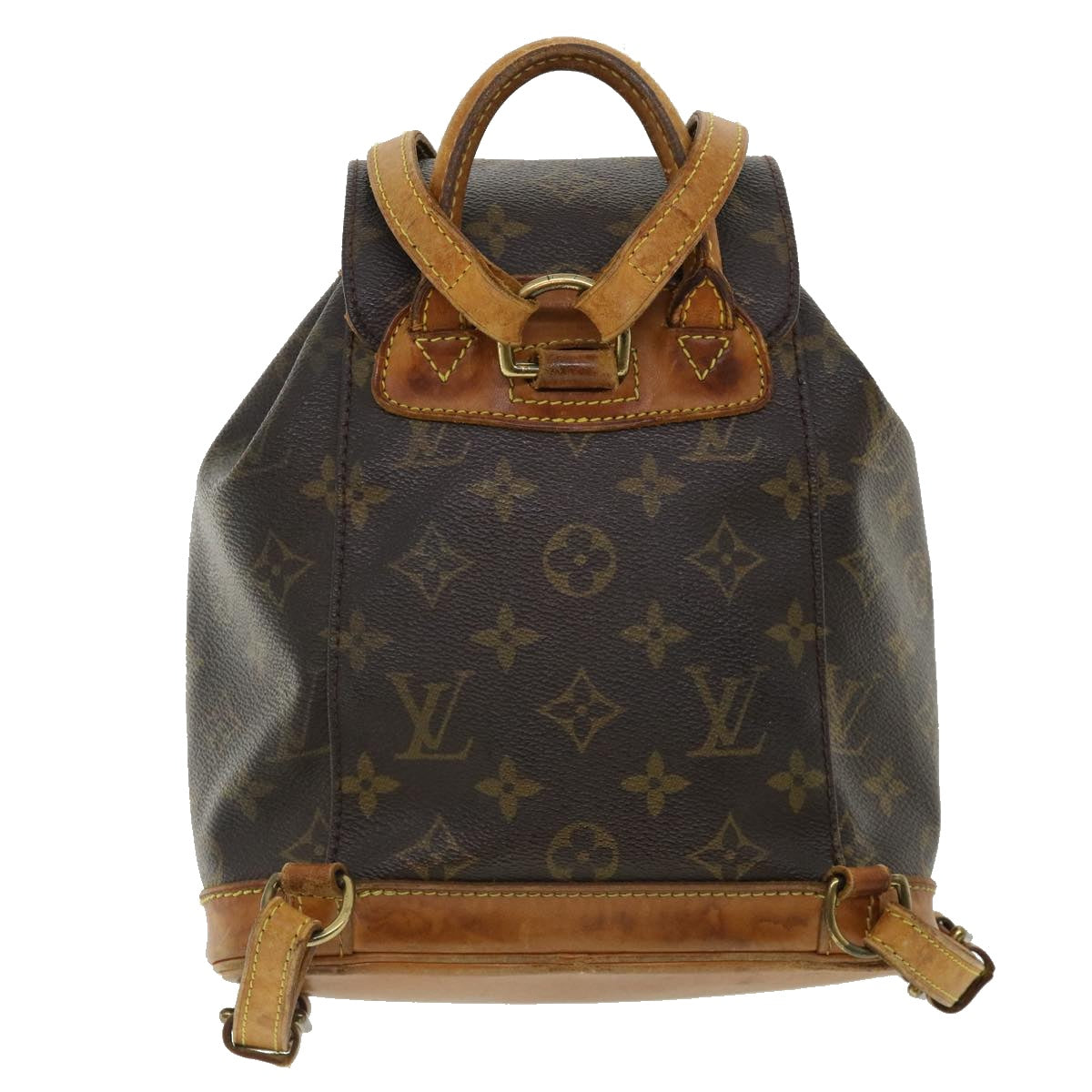 LOUIS VUITTON Monogram Montsouris PM Backpack M51137 LV 34805