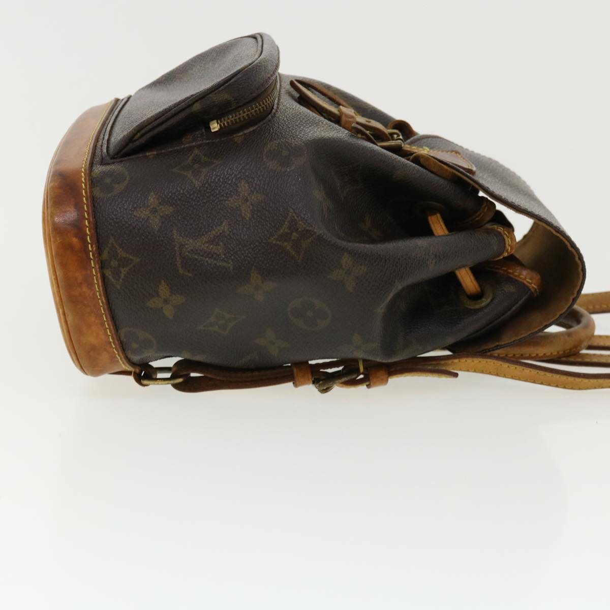 LOUIS VUITTON Monogram Montsouris PM Backpack M51137 LV 34805