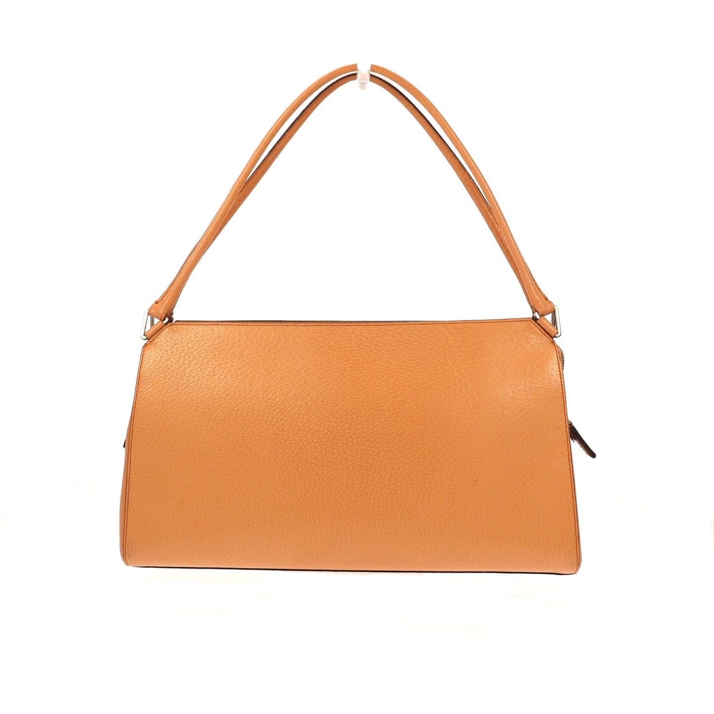 Luxury PradaShoulder Bag in Orange Leather