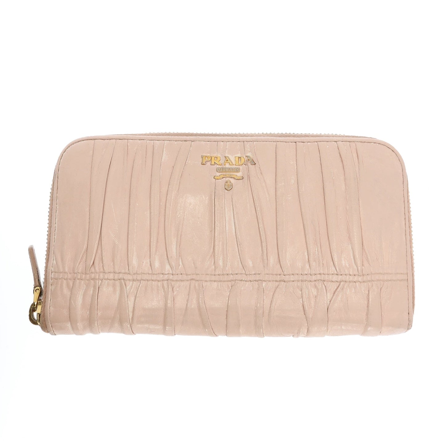 Luxury PradaWallet in Pink Leather
