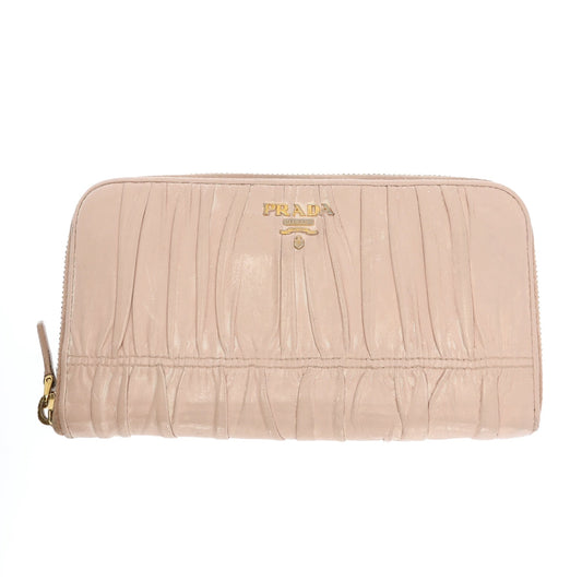 Luxury PradaWallet in Pink Leather