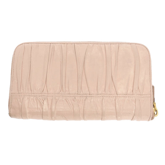 Luxury PradaWallet in Pink Leather