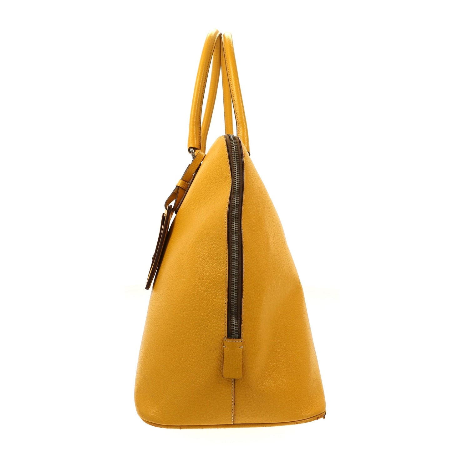 Luxury PradaShoulder Bag in Yellow Leather