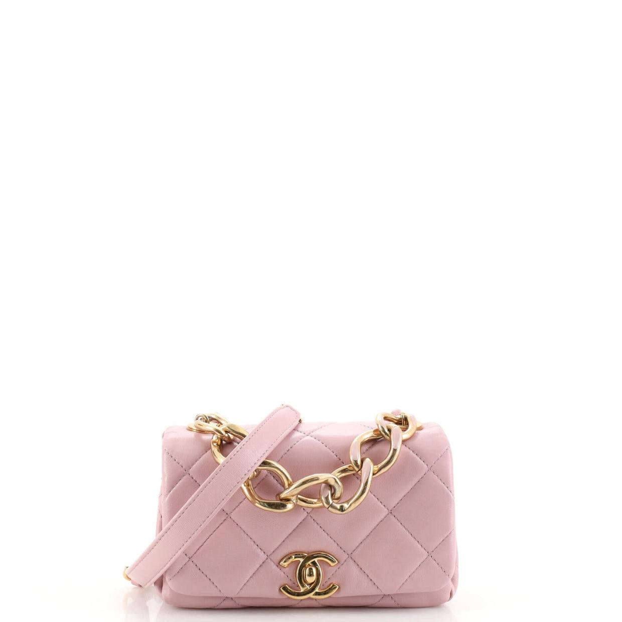 Luxury Chanel  Color Match Flap Bag Quilted Lambskin Mini