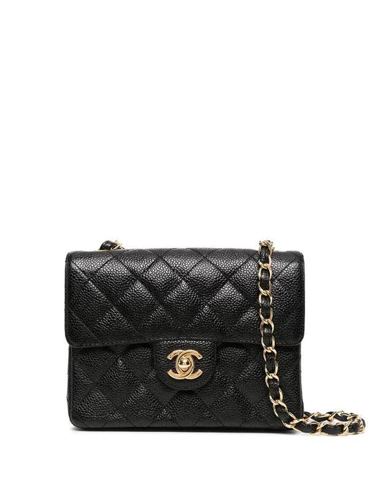 Luxury Chanel Mini Classic Flap Bag Square GHW