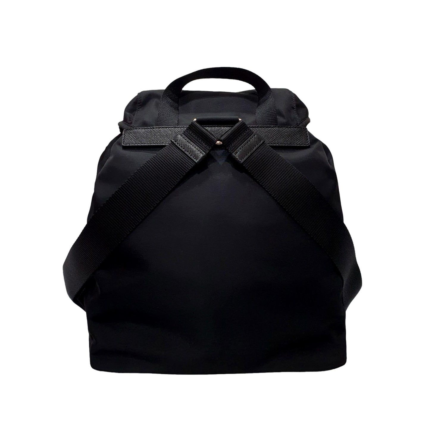 Luxury PradaRe-Nylon Black Drawstring Small Rucksack Backpack