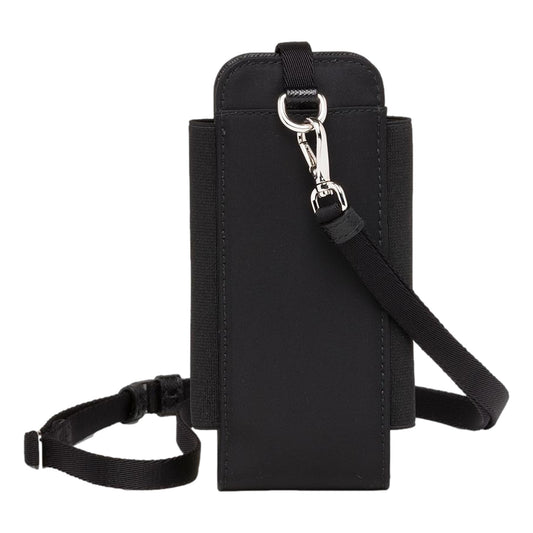 Luxury PradaRe-Nylon Black Lanyard Smartphone Holder Case Pouch Bag