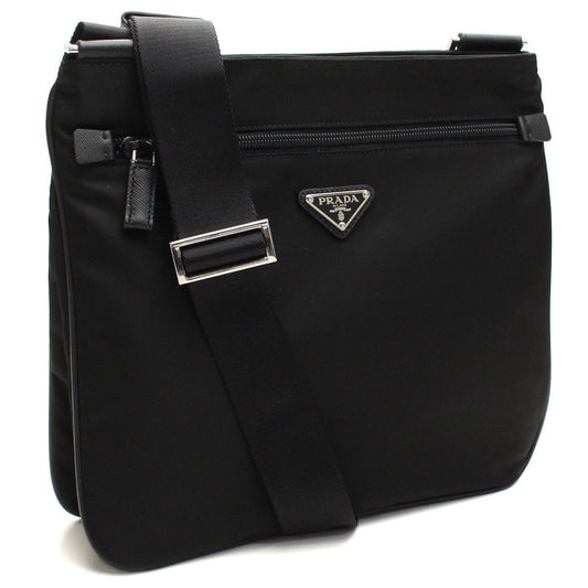 Luxury PradaTessuto Saffiano Black Messenger Bag Cross Body