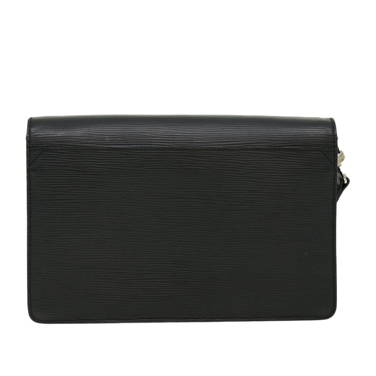 LOUIS VUITTON Epi Neo Bellaia Clutch Bag Black LV pt2659