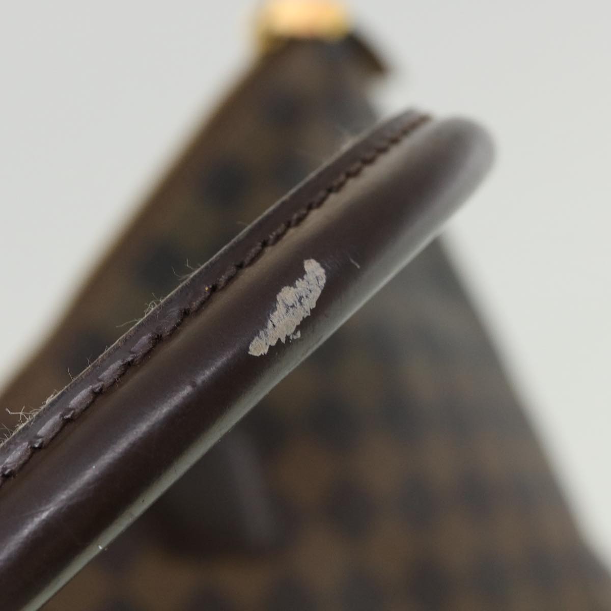 LOUIS VUITTON Damier Ebene Saleya MM Tote Bag N51182 LV pt4190