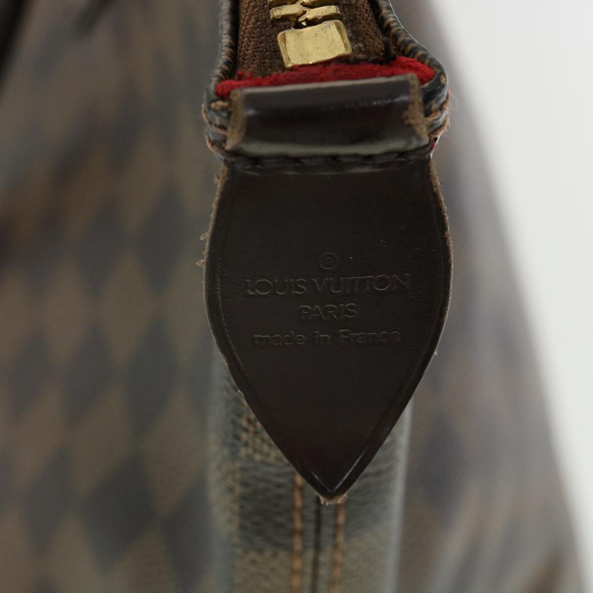LOUIS VUITTON Damier Ebene Saleya MM Tote Bag N51182 LV pt4190