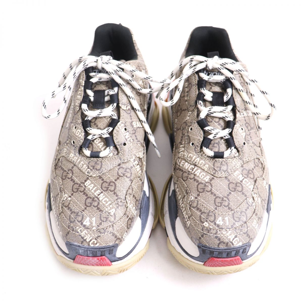Gucci x Luxury Balenciaga GG Supreme Sneakers
