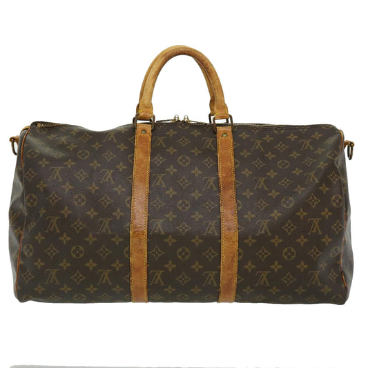 LOUIS VUITTON Monogram Keepall Bandouliere 50 Boston Bag M41416 LV rd2238