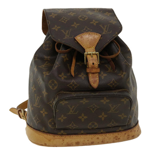 LOUIS VUITTON Monogram Montsouris MM Backpack M51136 LV rd2769