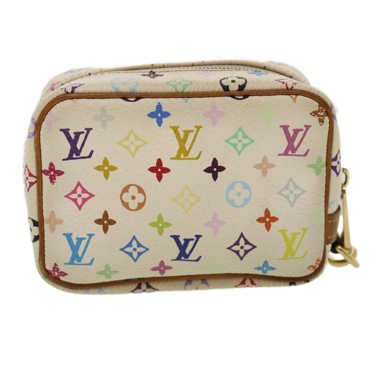 LOUIS VUITTON Monogram Multicolor Trousse Wapity Pouch White M58033 rd2861
