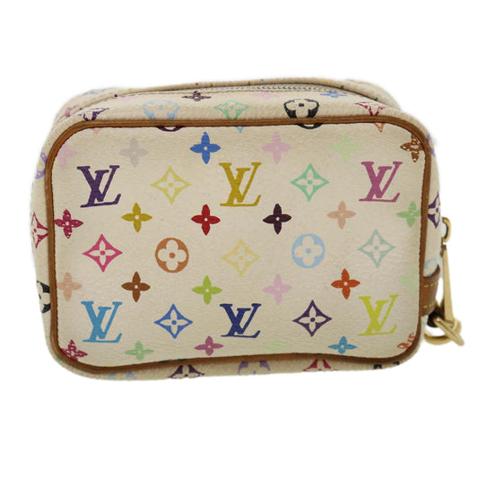 LOUIS VUITTON Monogram Multicolor Trousse Wapity Pouch White M58033 rd2861