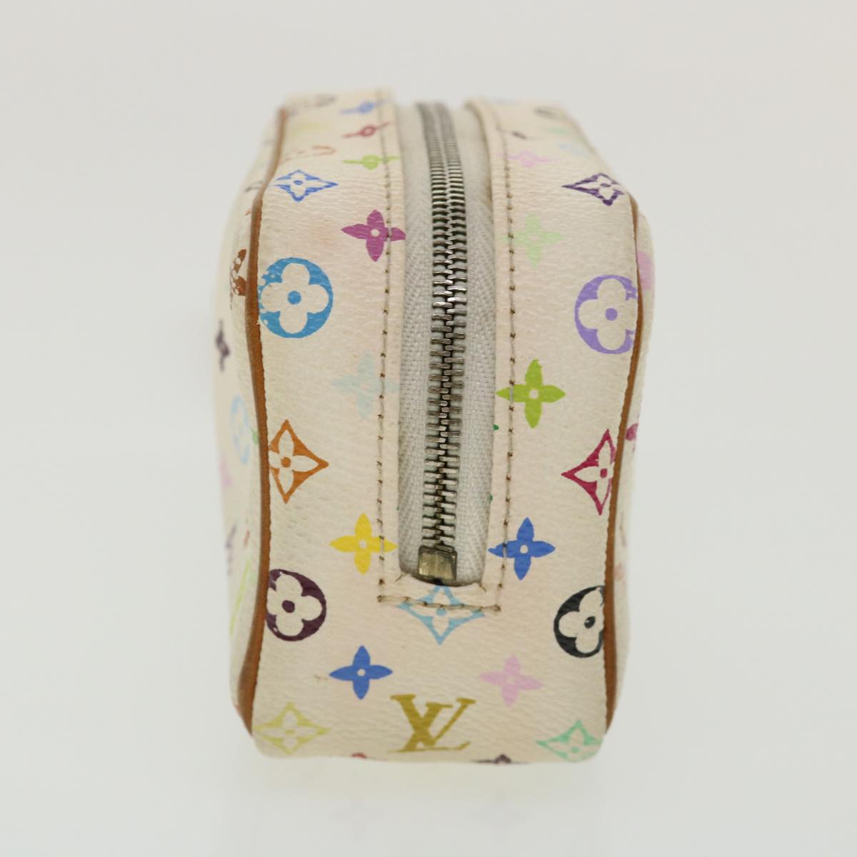 LOUIS VUITTON Monogram Multicolor Trousse Wapity Pouch White M58033 rd2861