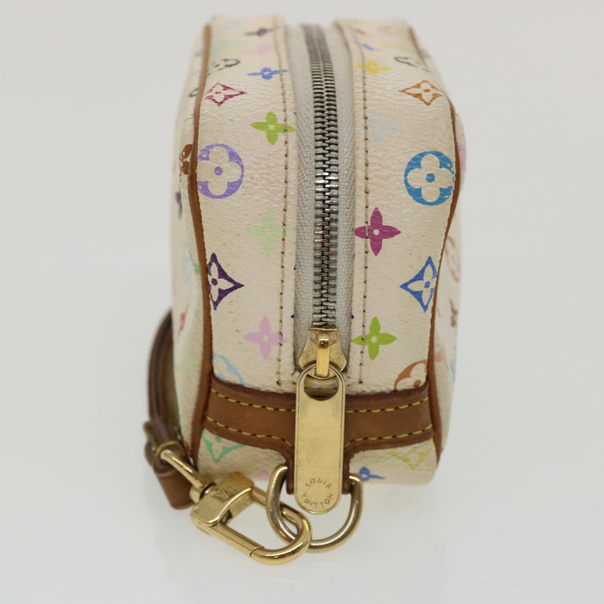 LOUIS VUITTON Monogram Multicolor Trousse Wapity Pouch White M58033 rd2861