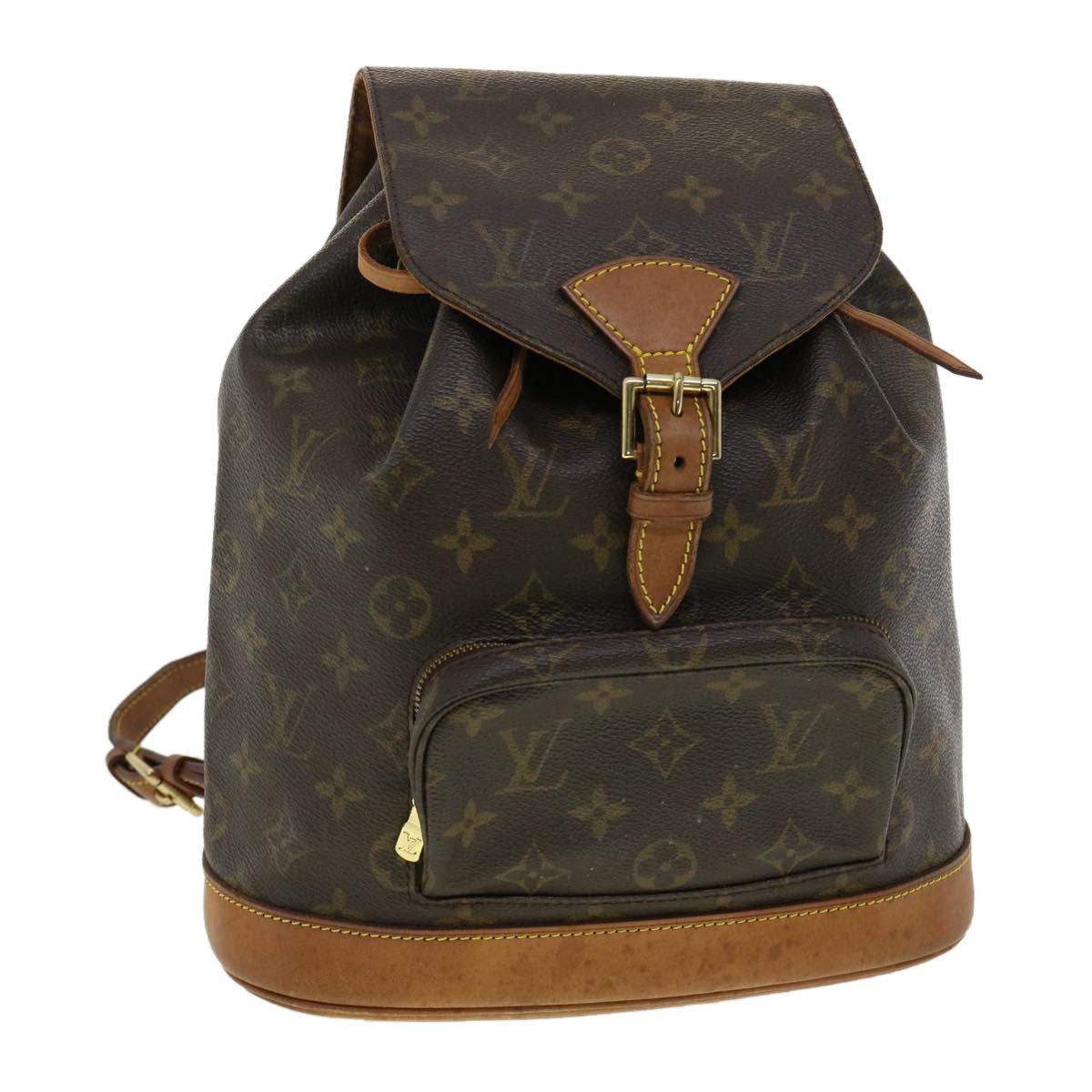 LOUIS VUITTON Monogram Montsouris MM Backpack M51136 LV rd3085