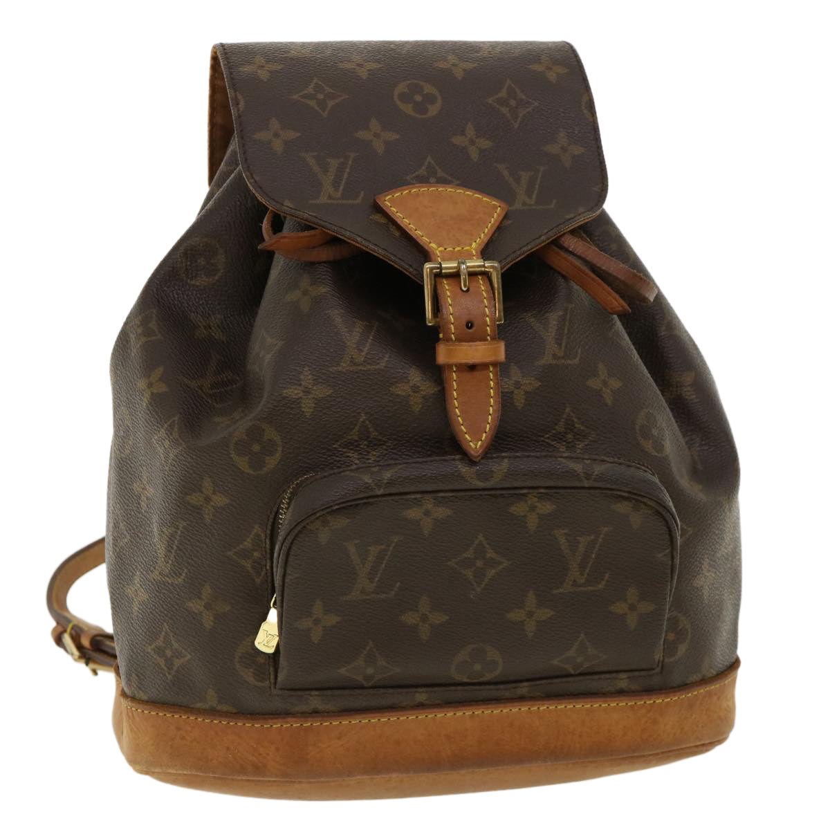 LOUIS VUITTON Monogram Montsouris MM Backpack M51136 LV rd3375