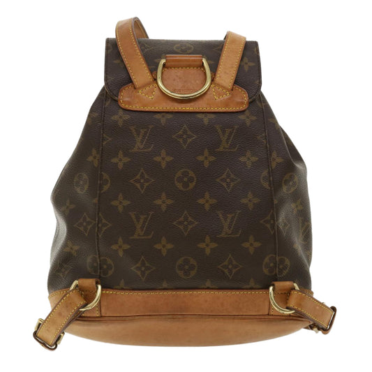 LOUIS VUITTON Monogram Montsouris MM Backpack M51136 LV rd3375