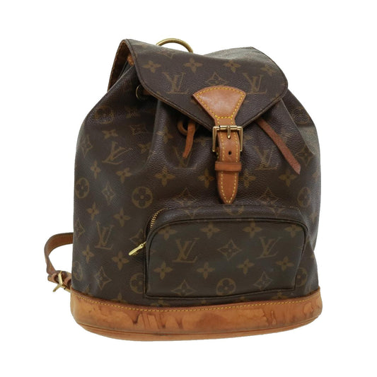 LOUIS VUITTON Monogram Montsouris MM Backpack M51136 LV rd3439