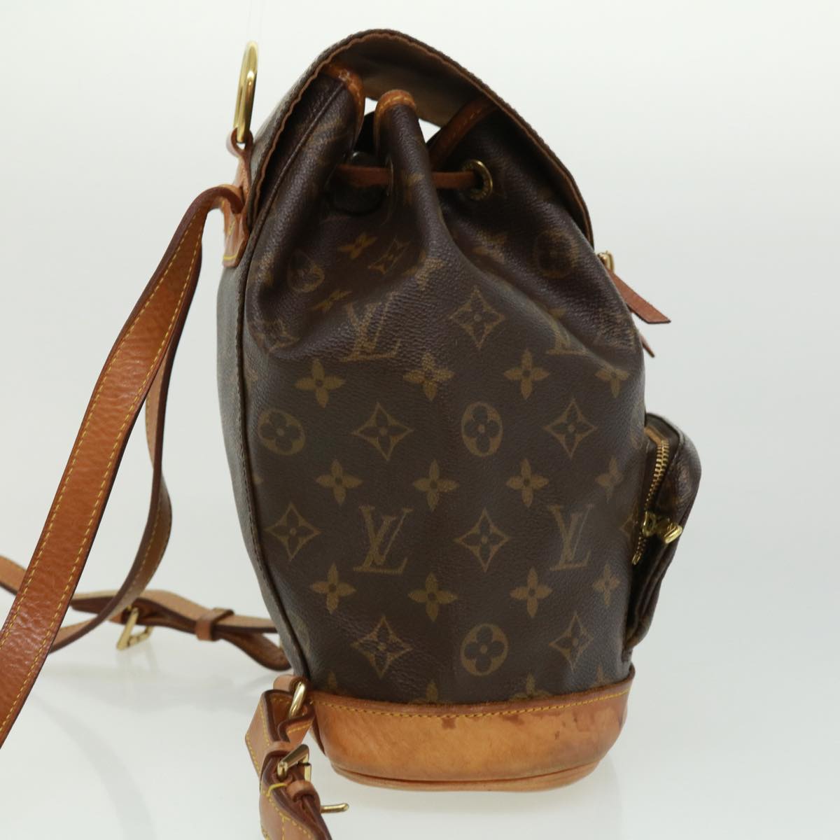 LOUIS VUITTON Monogram Montsouris MM Backpack M51136 LV rd3439