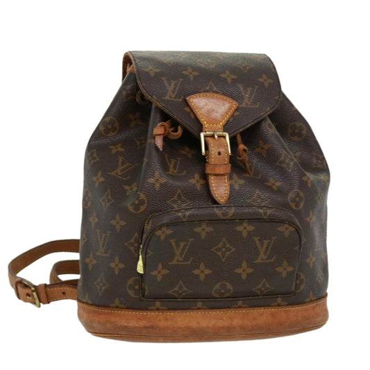 LOUIS VUITTON Monogram Montsouris MM Backpack M51136 LV rd3559