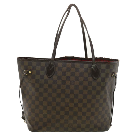LOUIS VUITTON Damier Ebene Neverfull MM Tote Bag N51105 LV rd3949