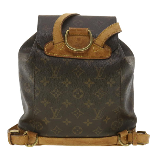 LOUIS VUITTON Monogram Montsouris MM Backpack M51136 LV rd4228
