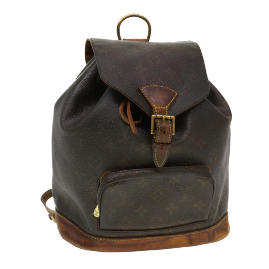 LOUIS VUITTON Monogram Montsouris MM Backpack M51136 LV rd4445