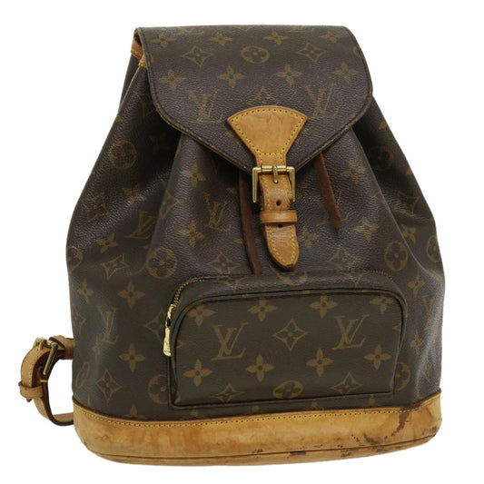 LOUIS VUITTON Monogram Montsouris MM Backpack M51136 LV rh180