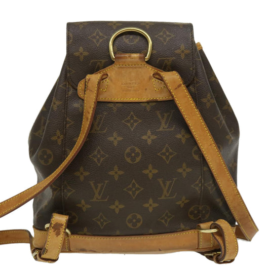 LOUIS VUITTON Monogram Montsouris MM Backpack M51136 LV rh180